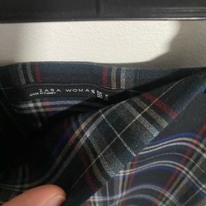 Zara plaid skirt